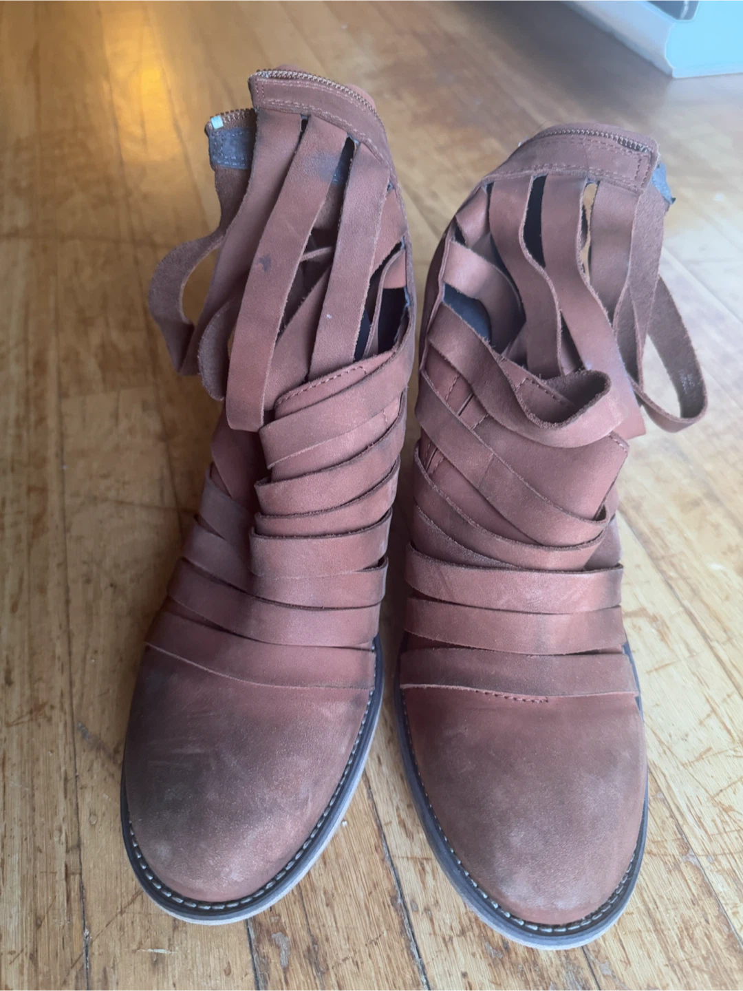 Brown Leather Ankle Boots
