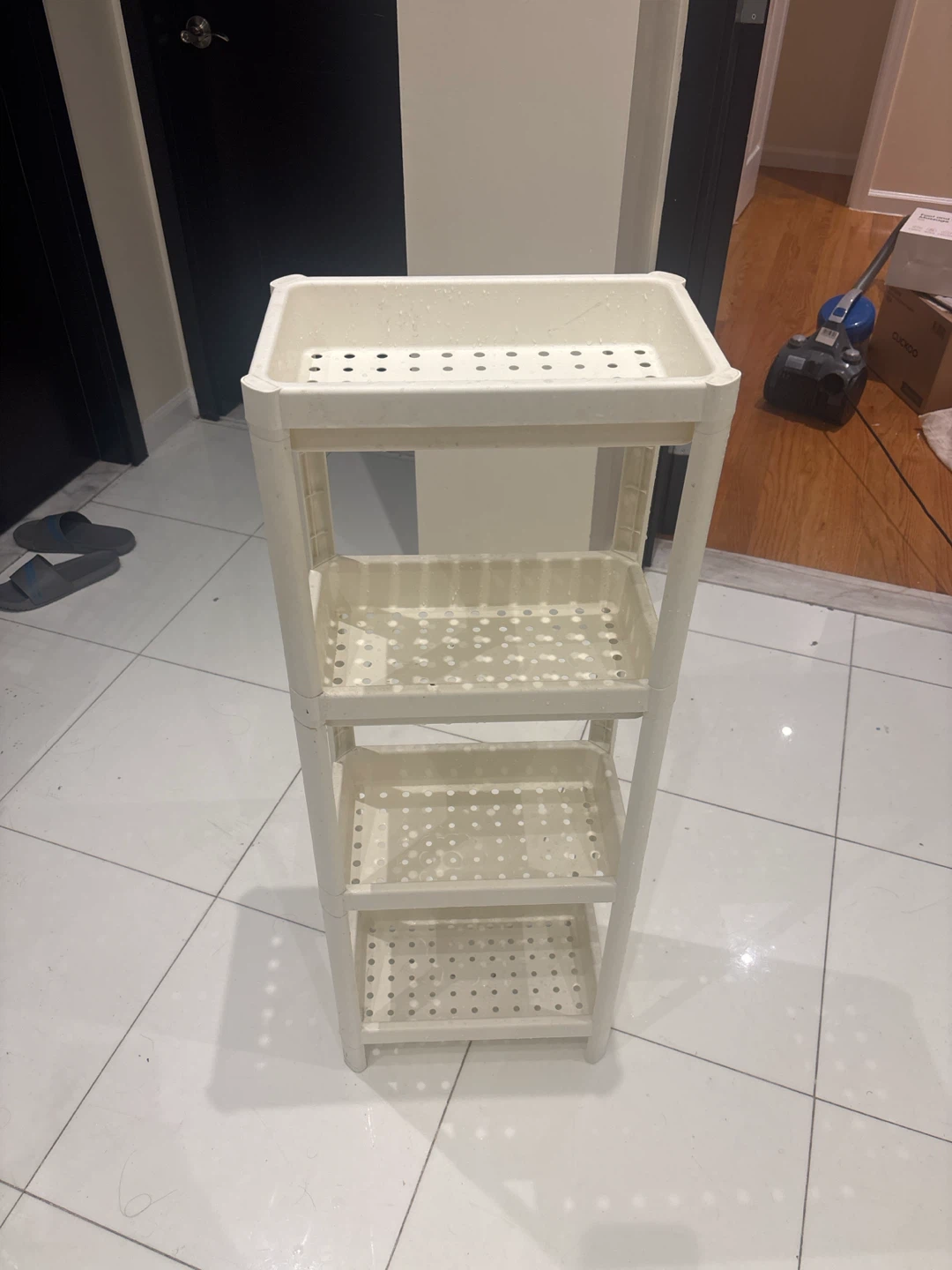 3-Tier Plastic Storage Shelf - pick up today July 3st