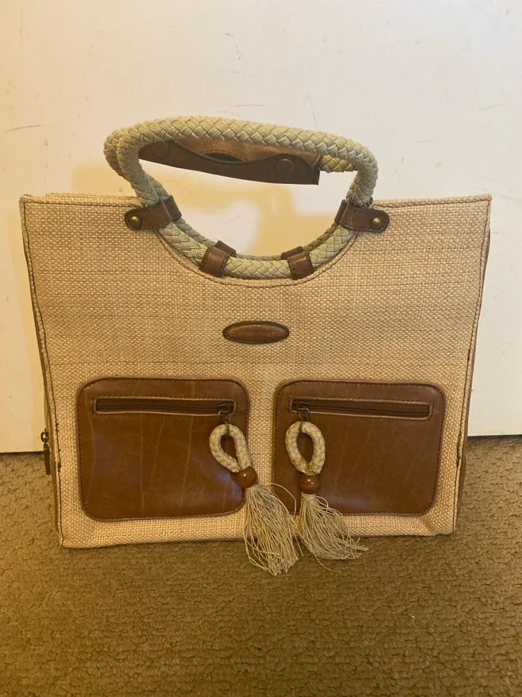 Bianca Nygard Straw Tote Bag