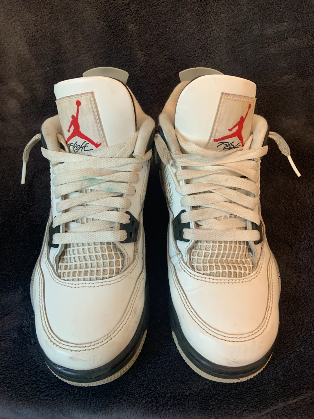 Air Jordan 4 Retro White Cement Sneakers