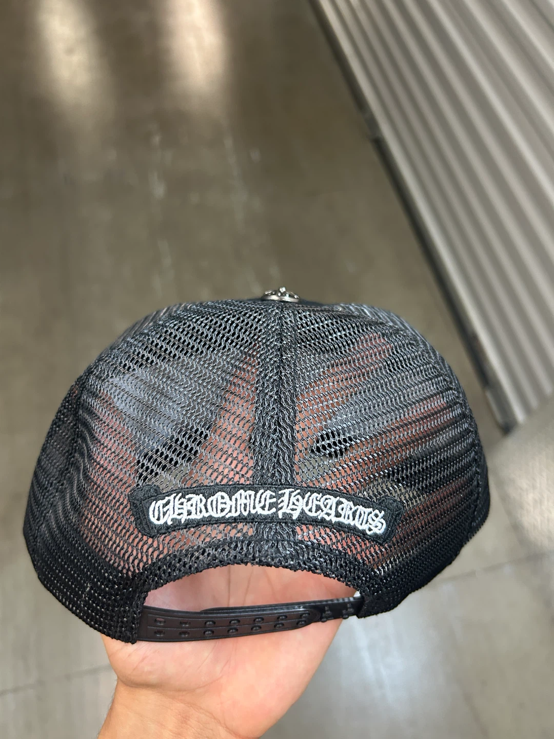 Chrome Hearts Black Trucker Hat - photo 2
