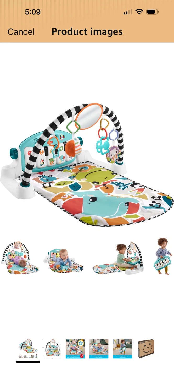 Fisher-Price Deluxe Kick & Play Piano Gym