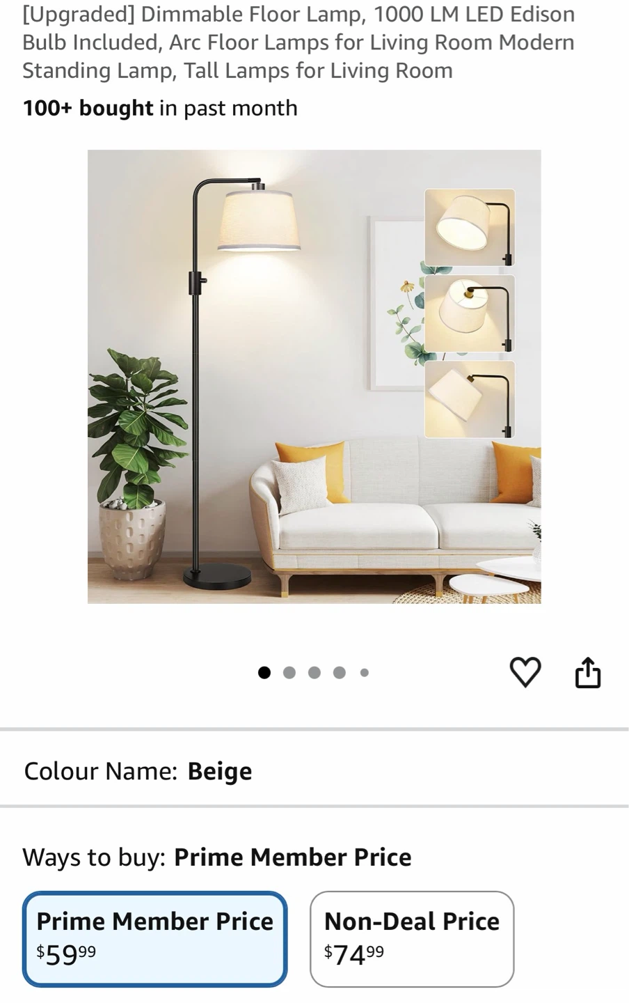 Dimmable Floor Lamp - photo 4
