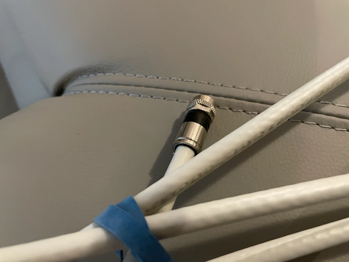 White Coaxial Cable - photo 3