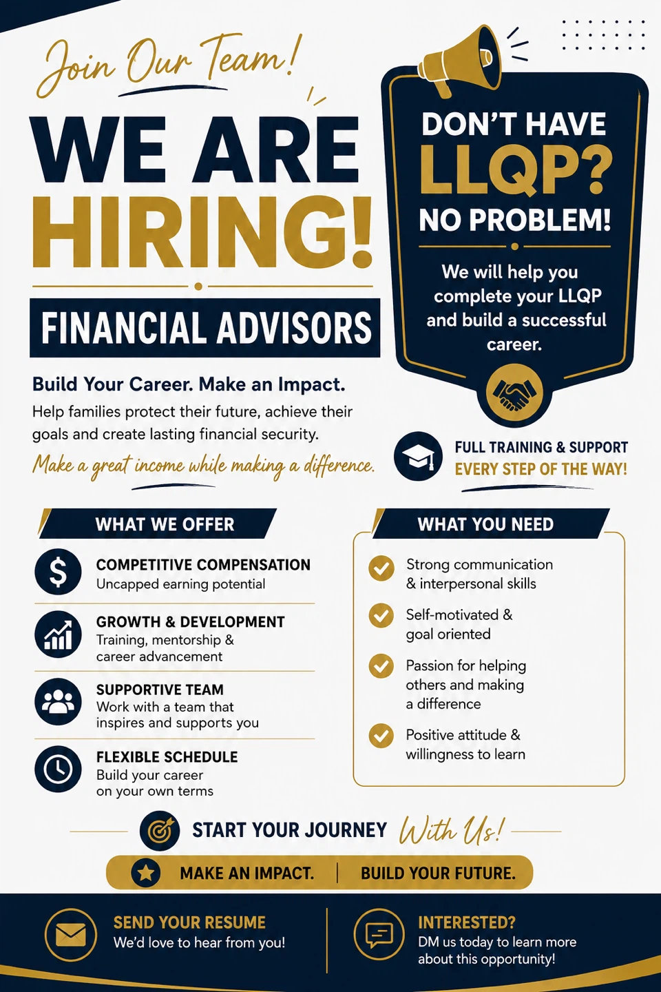 Hiring: Financial Advisors