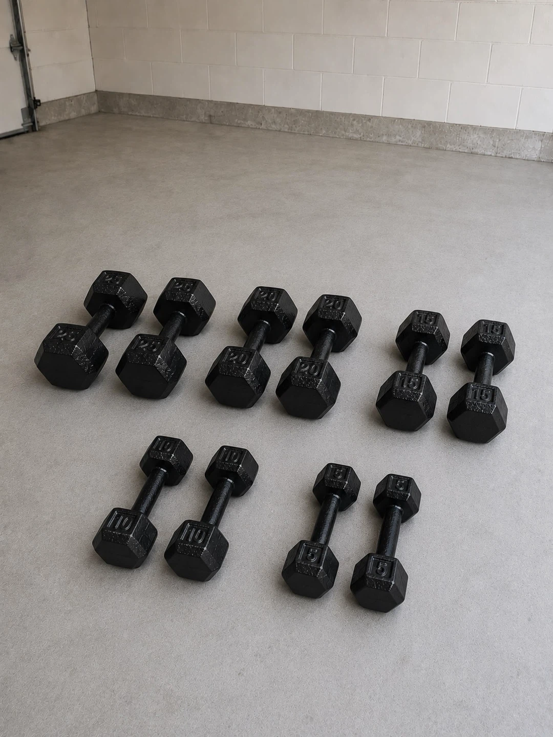 Set of Hex Dumbbells with Rack - photo 2