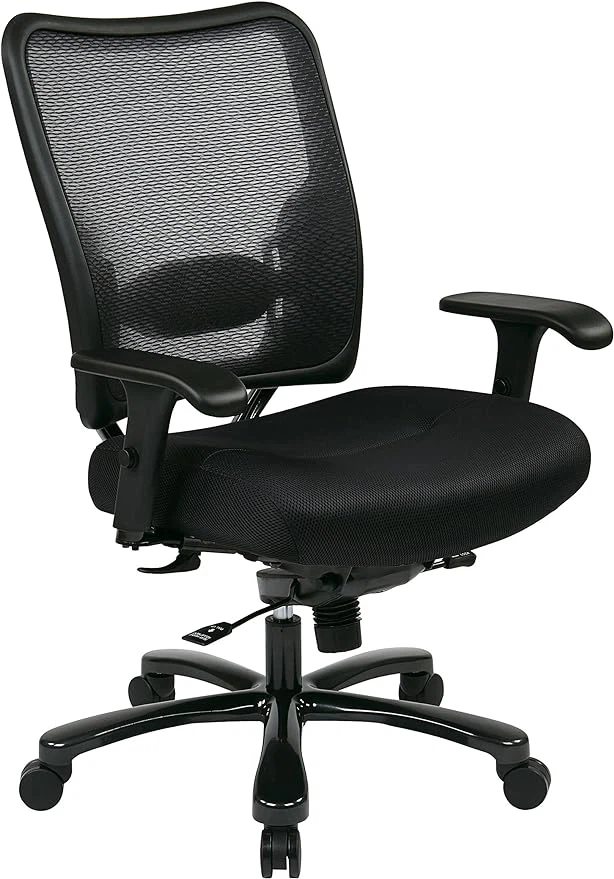 SPACE SEATING Double Air Grid Back Big & Tall Executive Chair