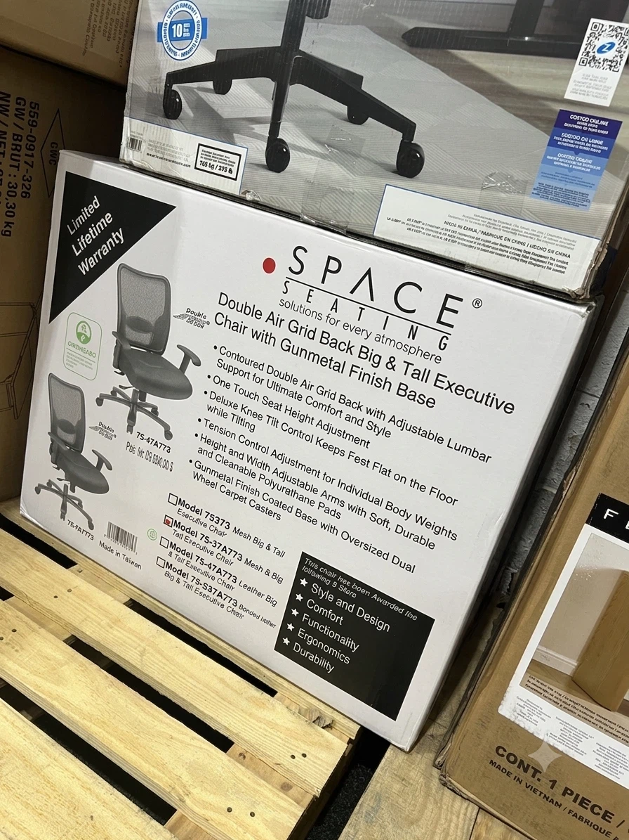 SPACE SEATING Double Air Grid Back Big & Tall Executive Chair - photo 2