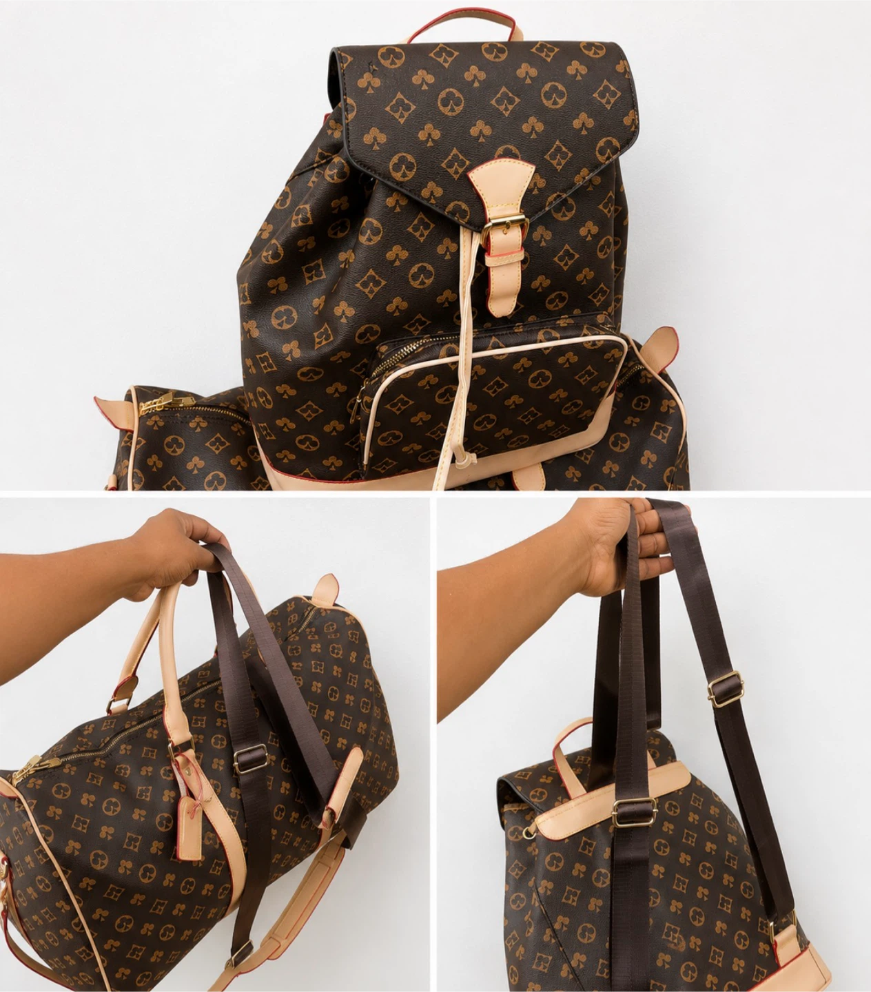 Stylish High Quality Duffle Bag & Backpack Set - photo 3