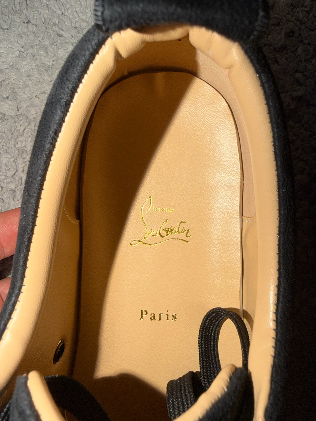 Christian Louboutin Louis Junior Suede Sneakers (200) - photo 2