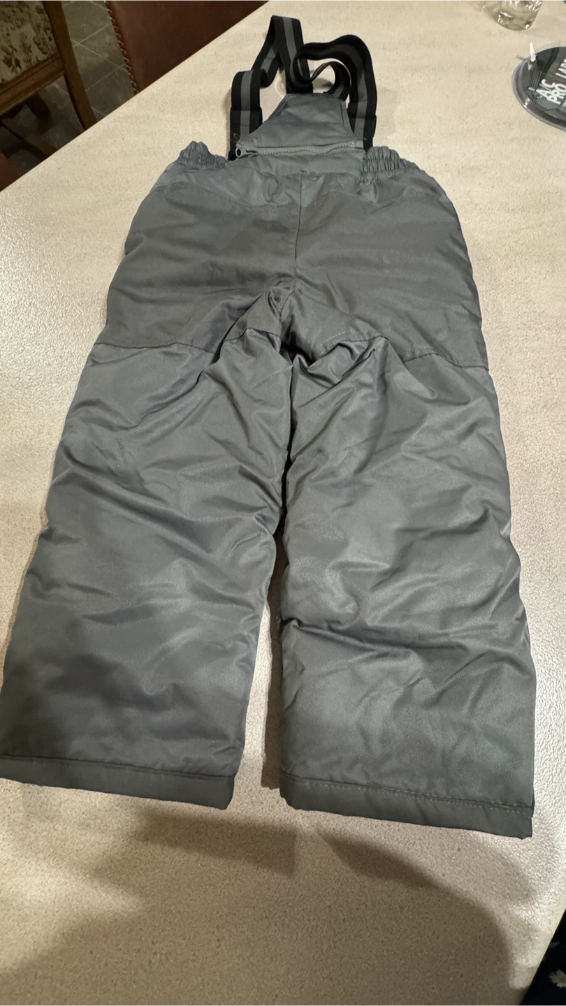 Kids Grey Fleece Snow Pants S/P (6) - photo 2