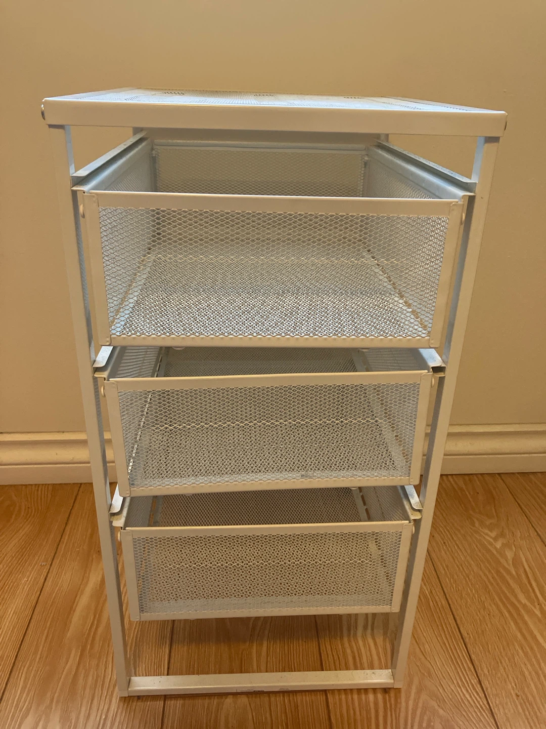 White 3-Drawer Storage Unit