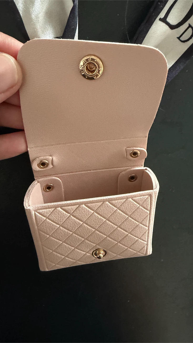 Pink airpod case or bag keychain charm - photo 2
