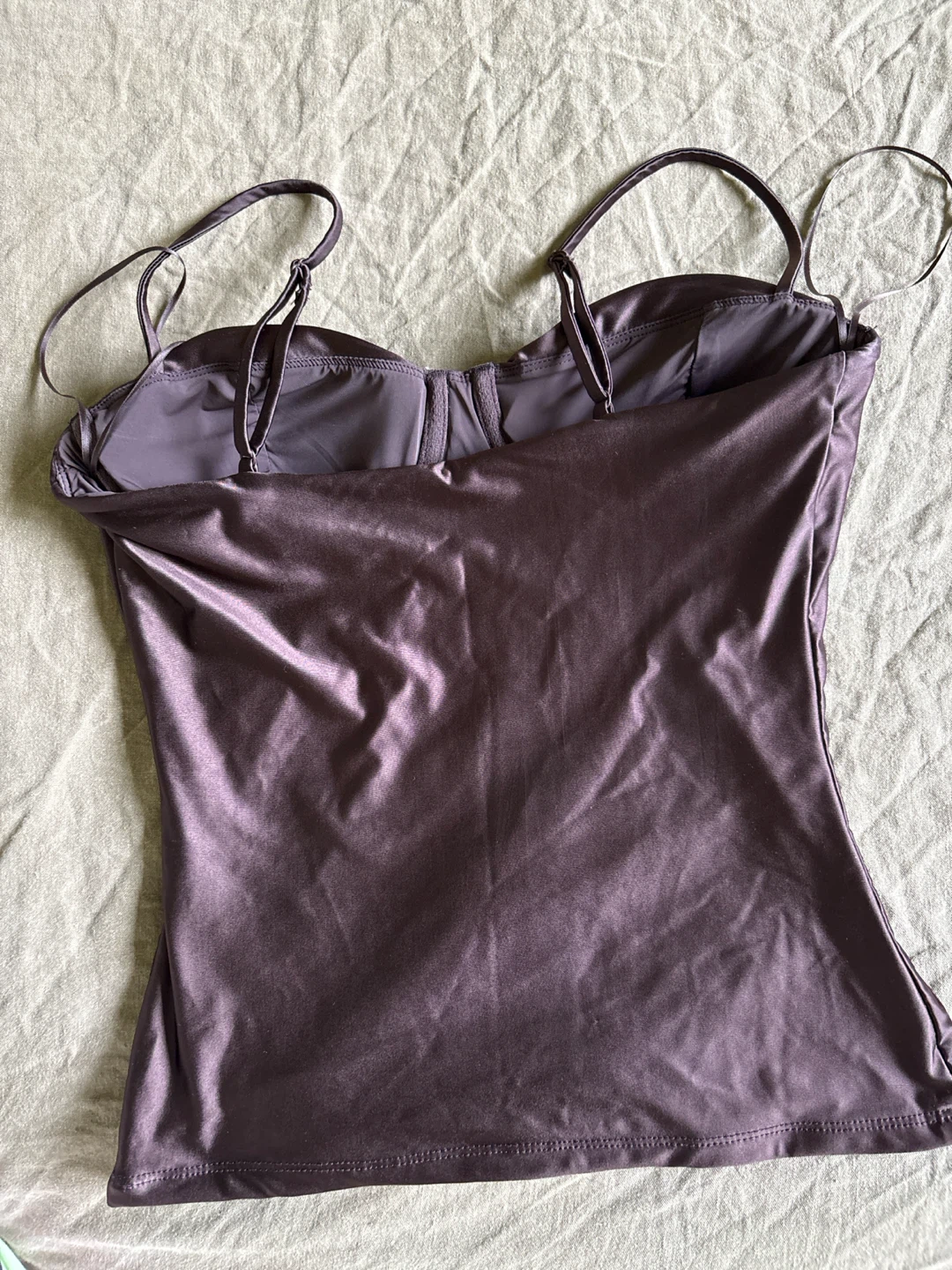 Brown Ruched Camisole Top - photo 4