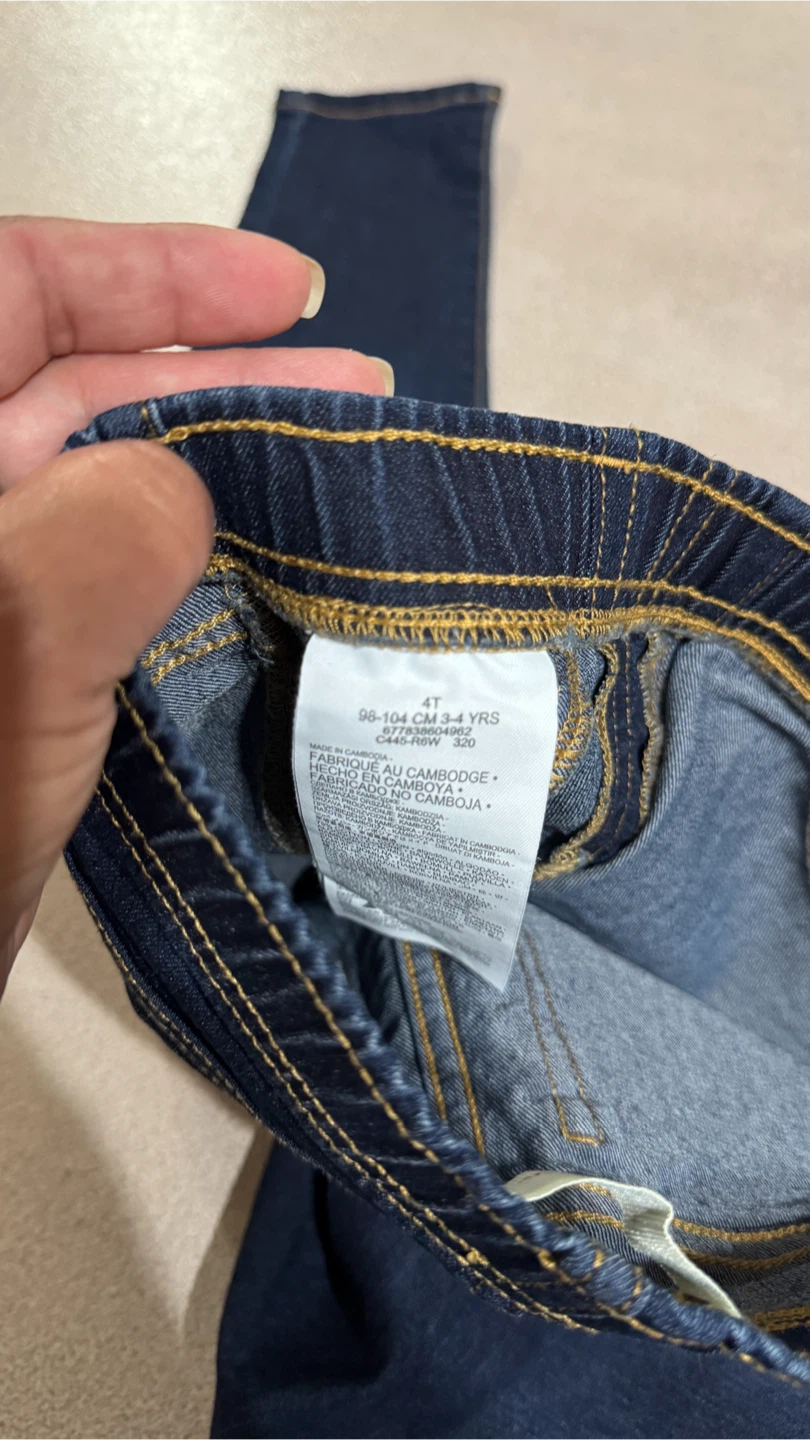 Levi's Girls Denim Jeans Size 4T - photo 3