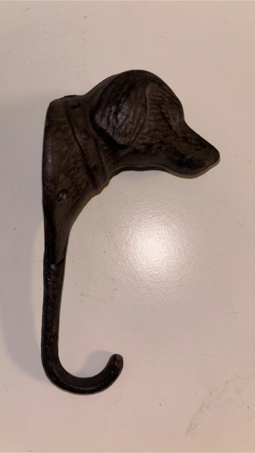 Cast Iron Animal Hooks (Horse, Dog, Flamingo) - photo 4