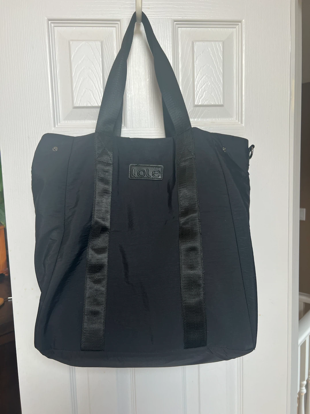 Lole black tote bag