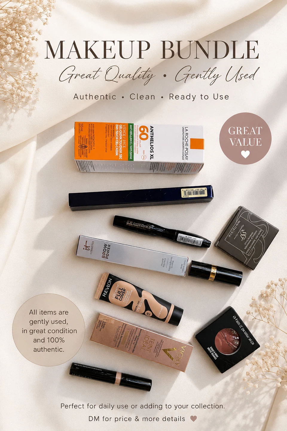 Makeup Bundle - La Roche-Posay, IT Cosmetics, Revlon, Vichy