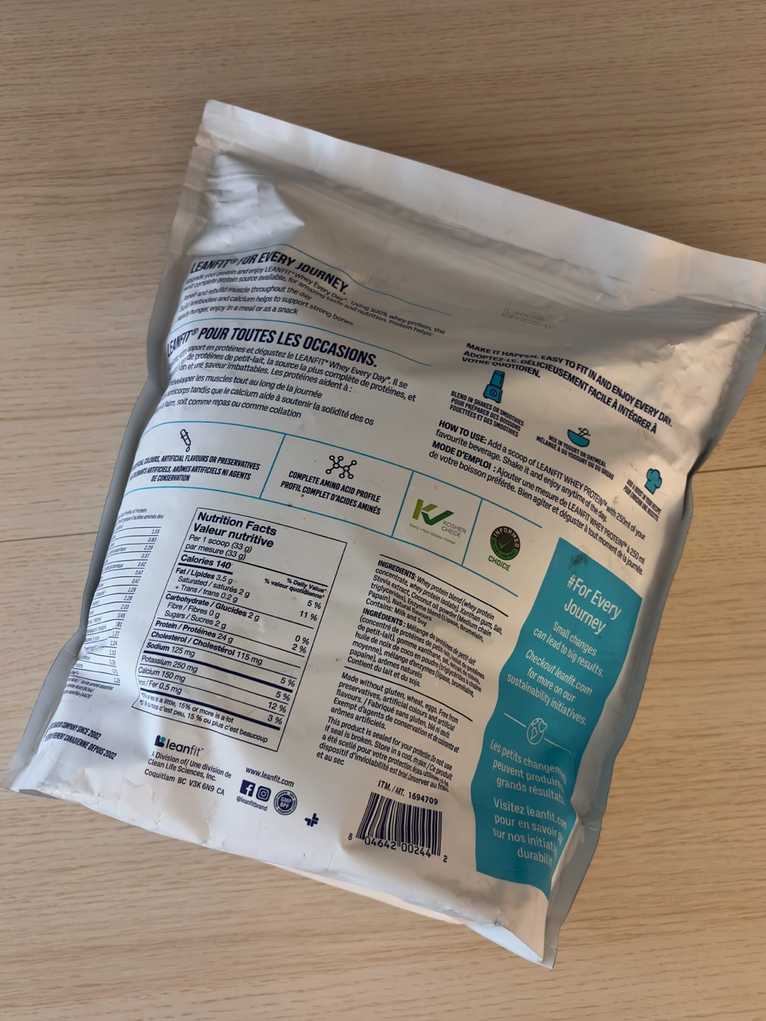 Lean fit Whey Protein (brand new sealed and expired) - photo 2