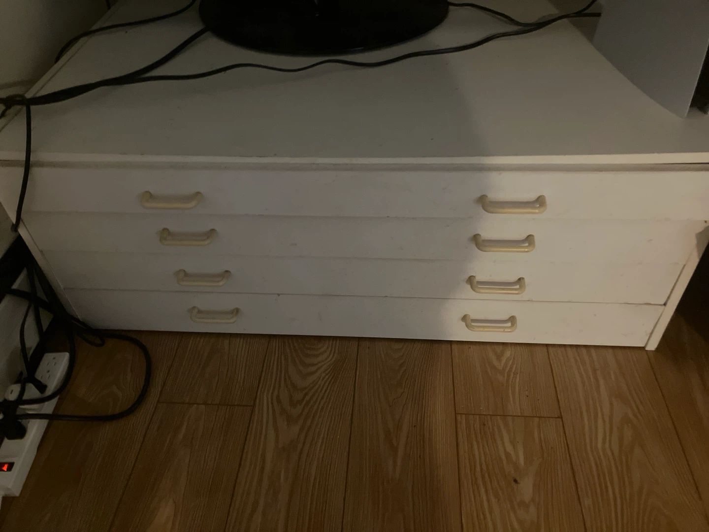 White Art Drawers