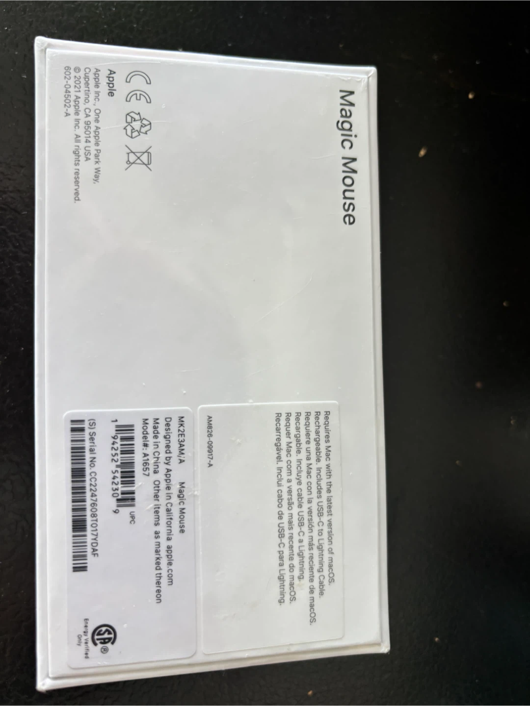 Apple Magic Mouse 2 (A1657) - photo 2