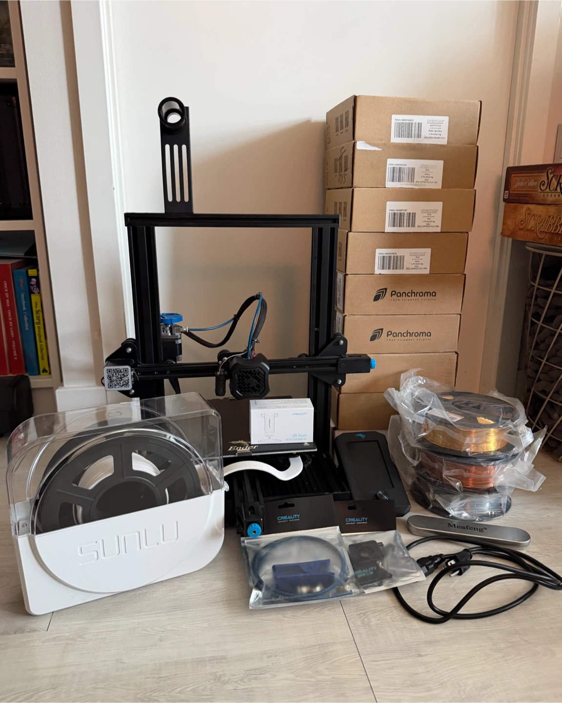 Ender-3 v2 3D Printer + Upgrades & Filament