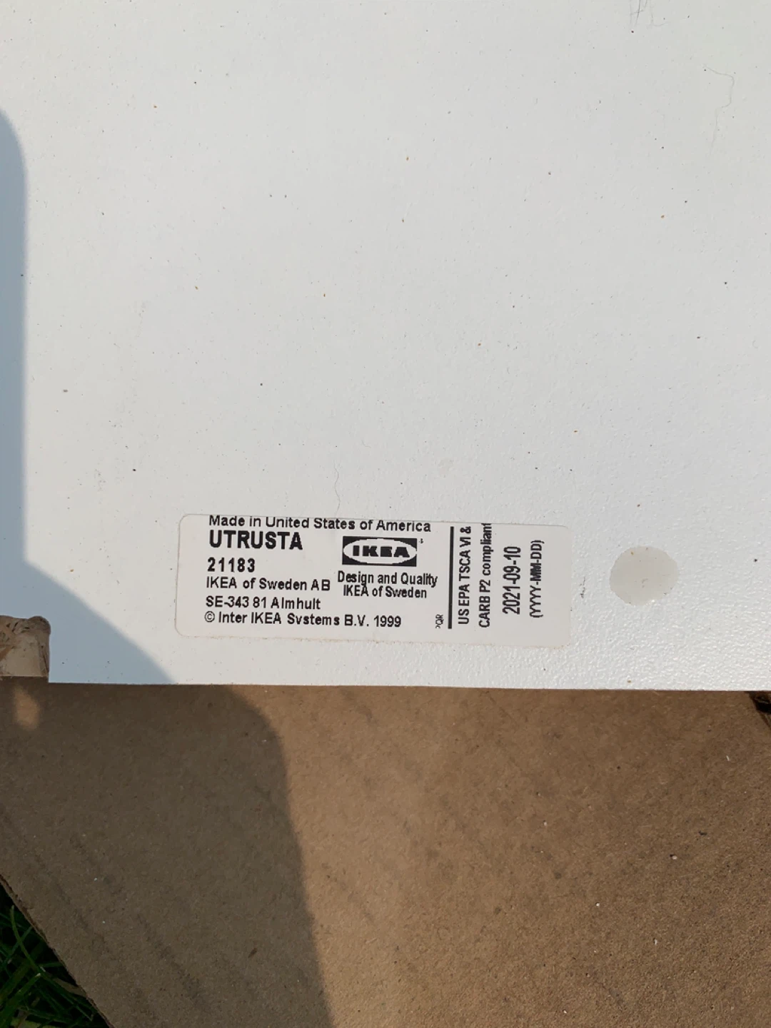 Ikea Cabinet Corner Shelf (utrusta). - photo 3