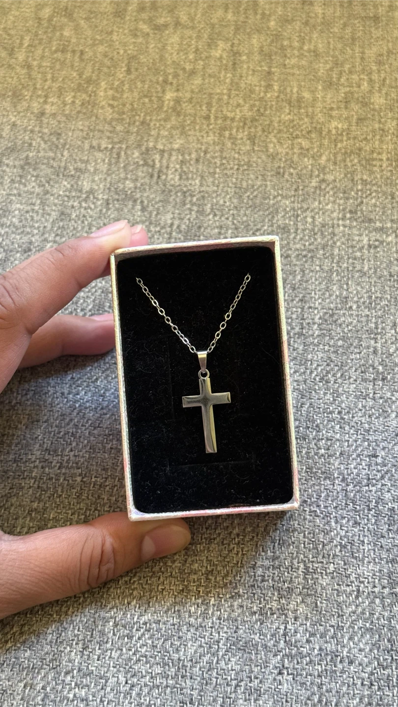 Silver Cross Necklace