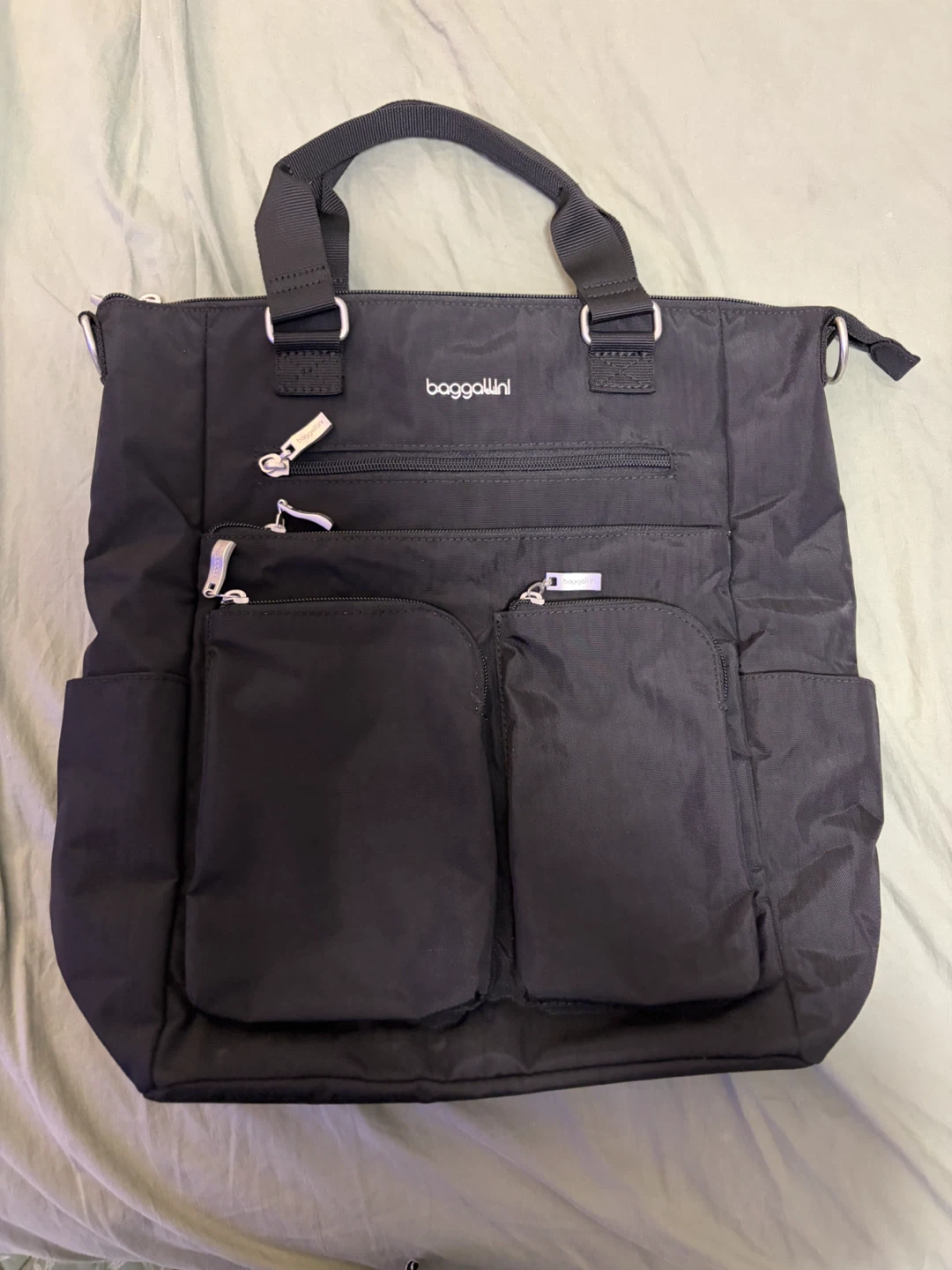 Baggallini Black Tote Bag with RFID