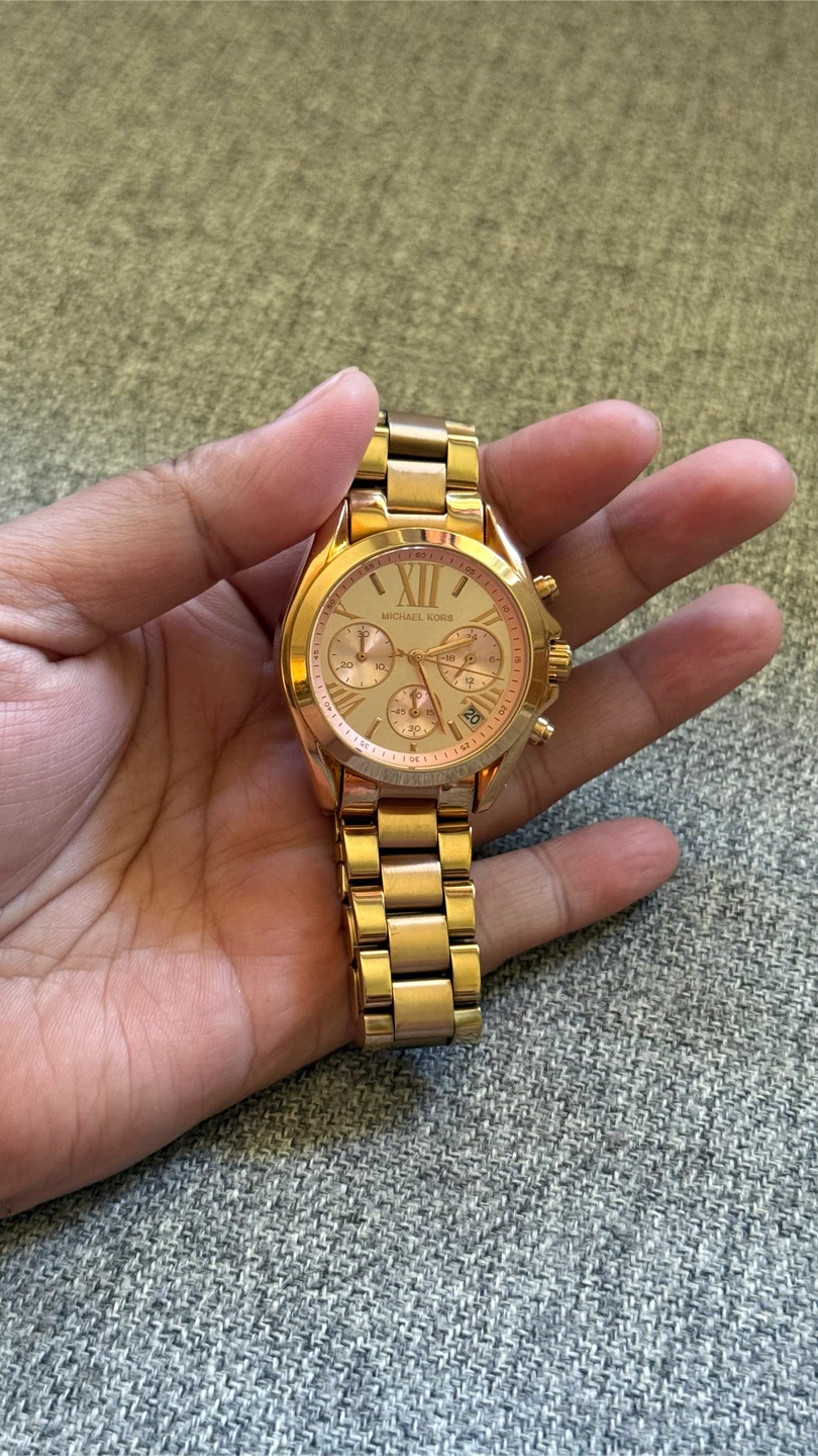 Michael Kors Rose Gold Chronograph Watch