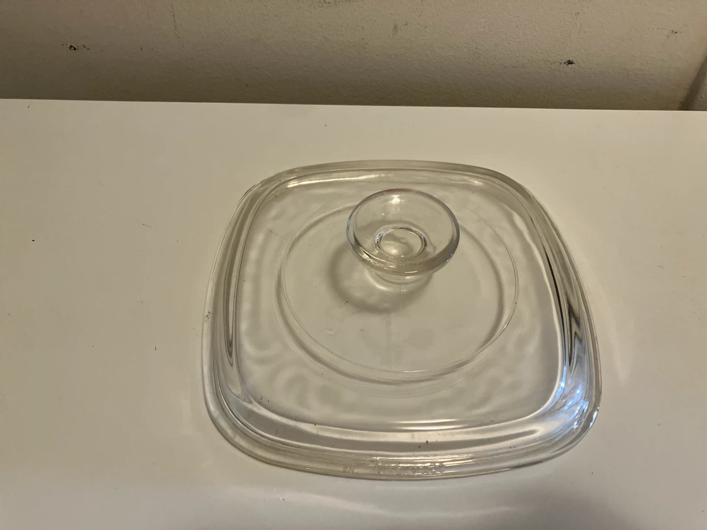 Pyrex Square Glass Lid-7”x7”