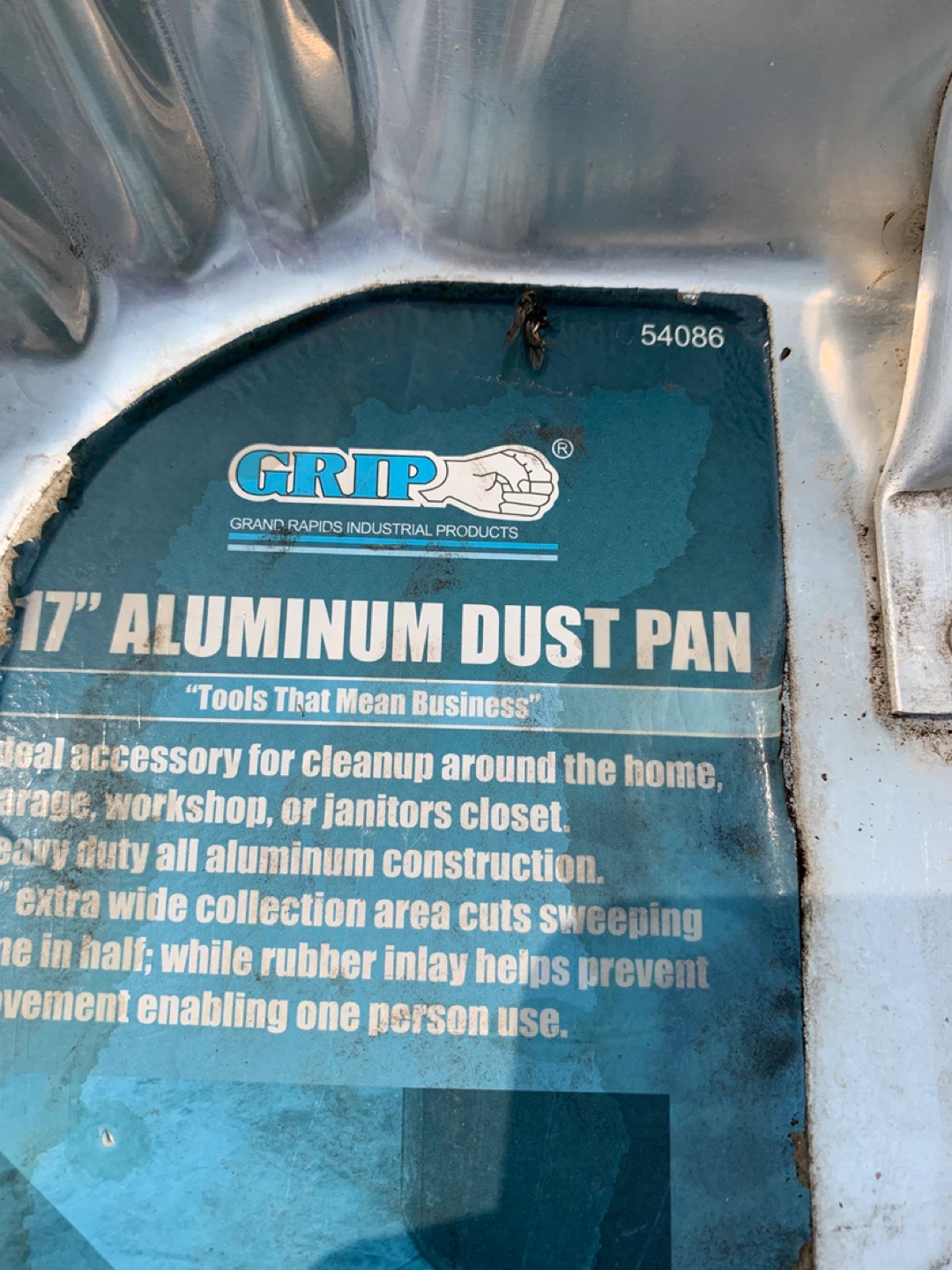Aluminum Large Size Dust Pan. 16” wide - photo 2