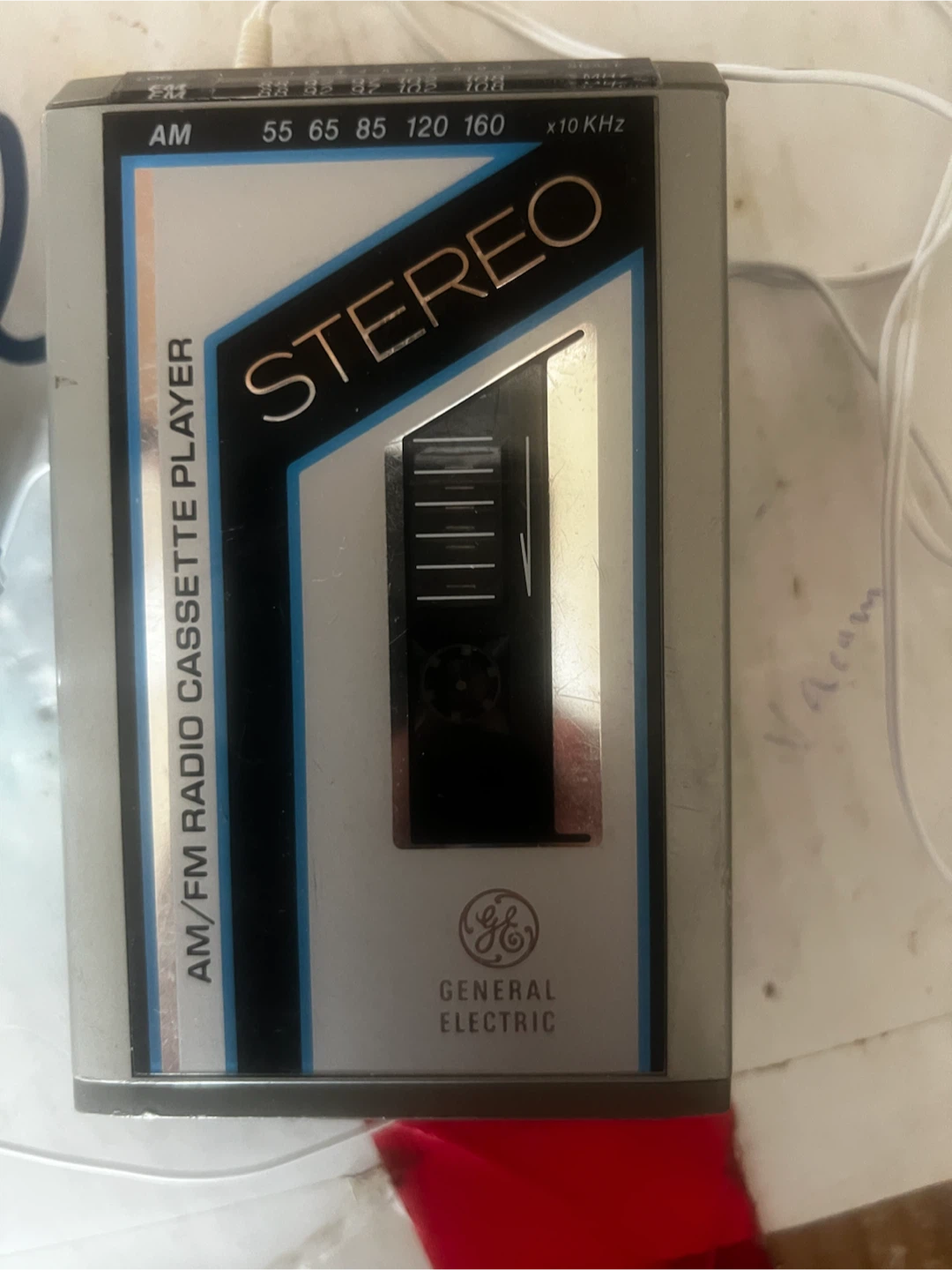 GE AM/FM Stereo Radio Cassette Player