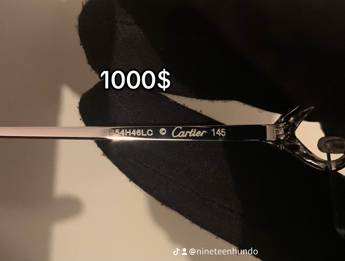 Cartier Rimless Glasses 145