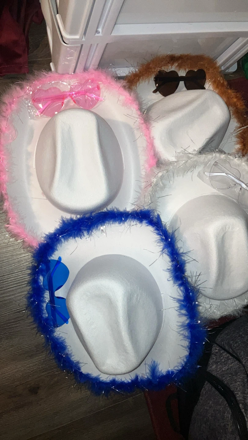 Party Cowboy Hats with Sunglasses - photo 4