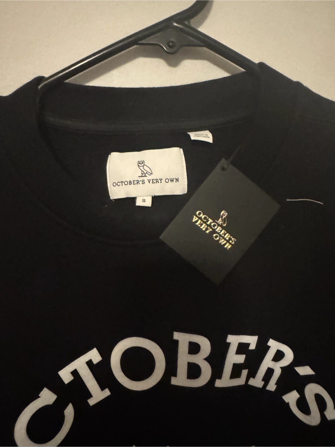 October's Very Own OVO Black Owl Crewneck Sweatshirt Size S - photo 2