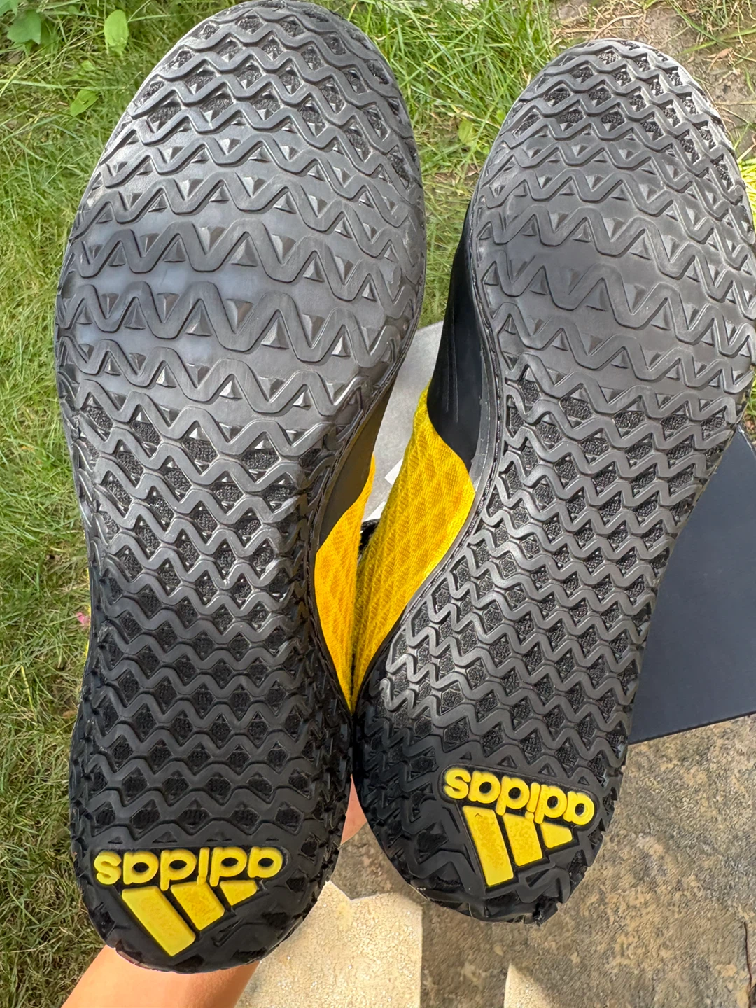 Adidas Wrestling Shoes Yellow/Black Size 5 - photo 3