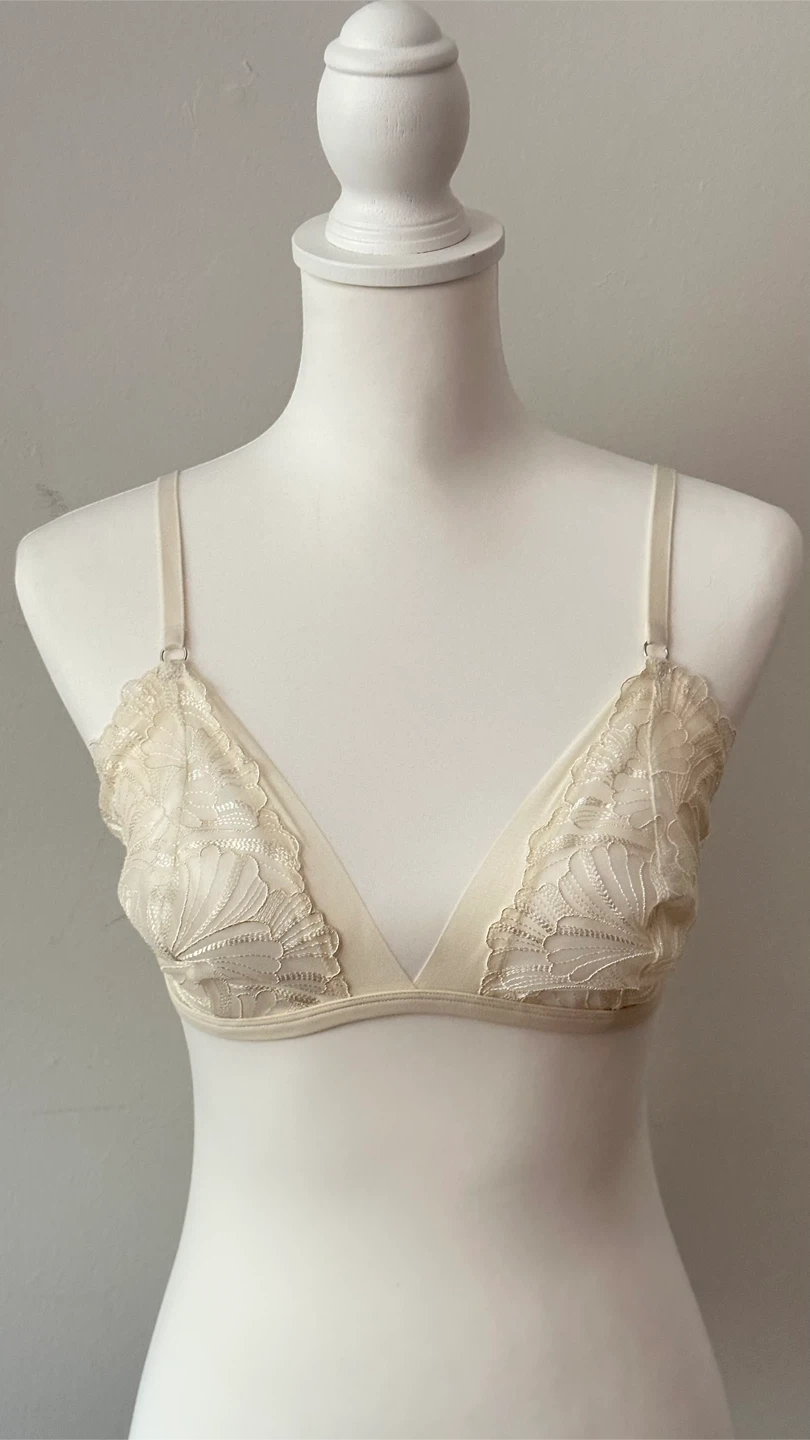 Autograph Lace Bralette - Cream - M