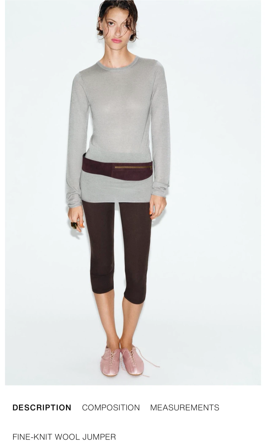 ZARA Fine-Knit Wool Jumper - Size S - photo 2