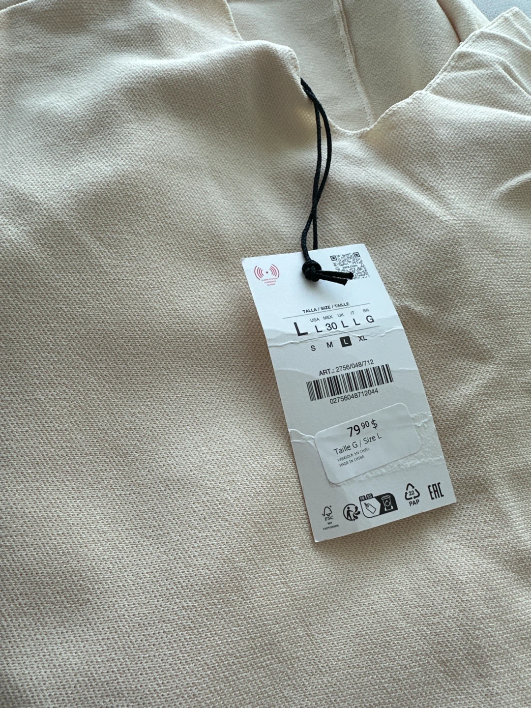 Cream Knit Zara Midi Dress - photo 3