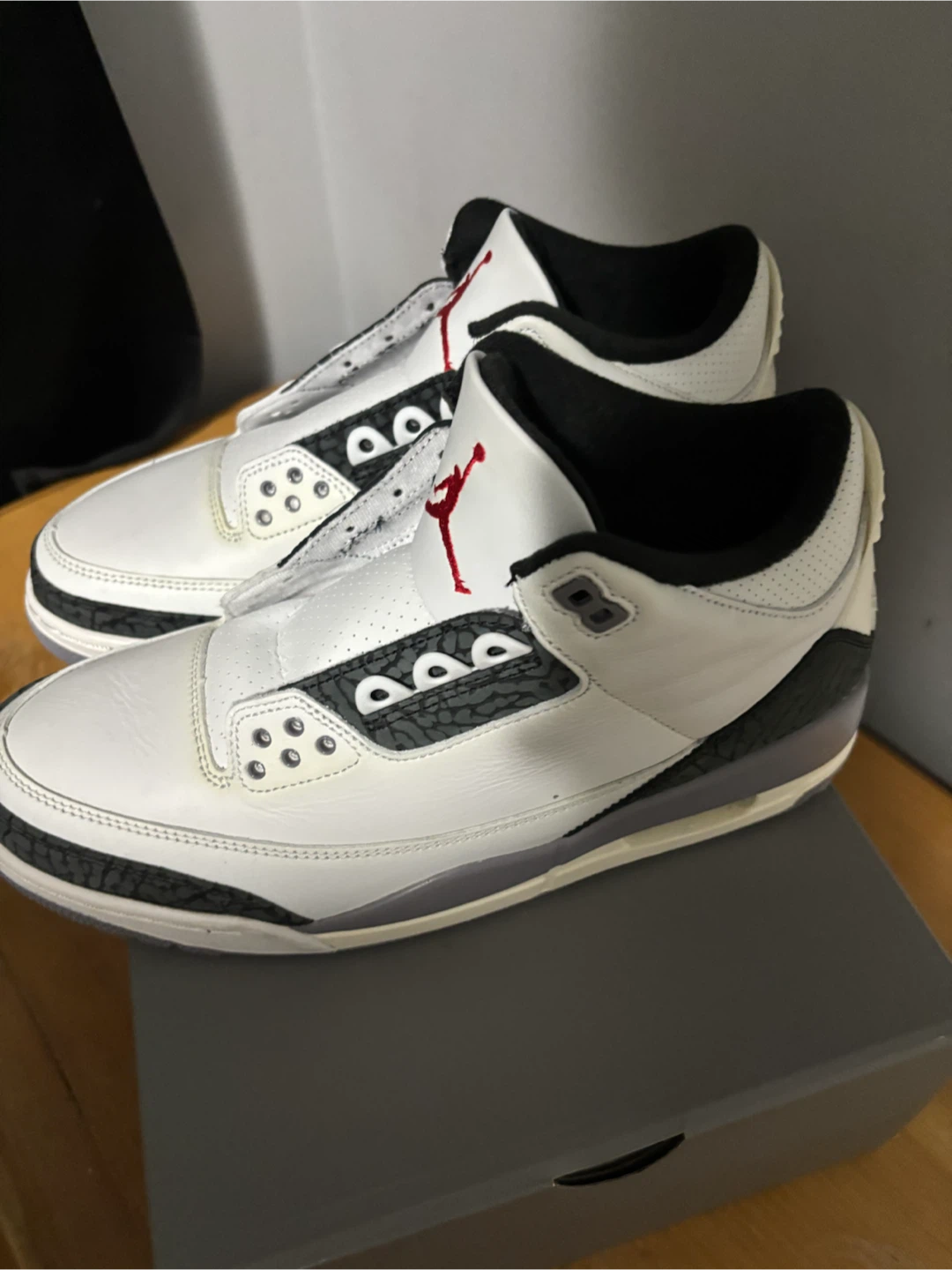 Air Jordan 3 Retro White Cement Shoes - photo 2