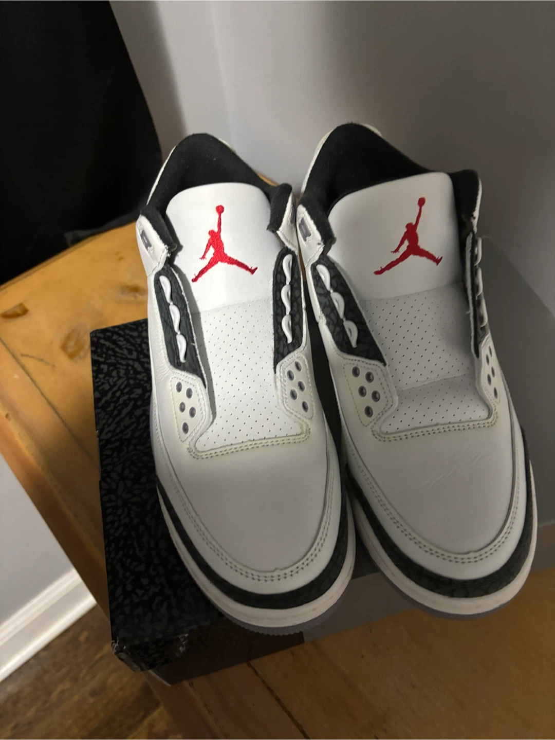 Air Jordan 3 Retro White Cement Shoes - photo 3