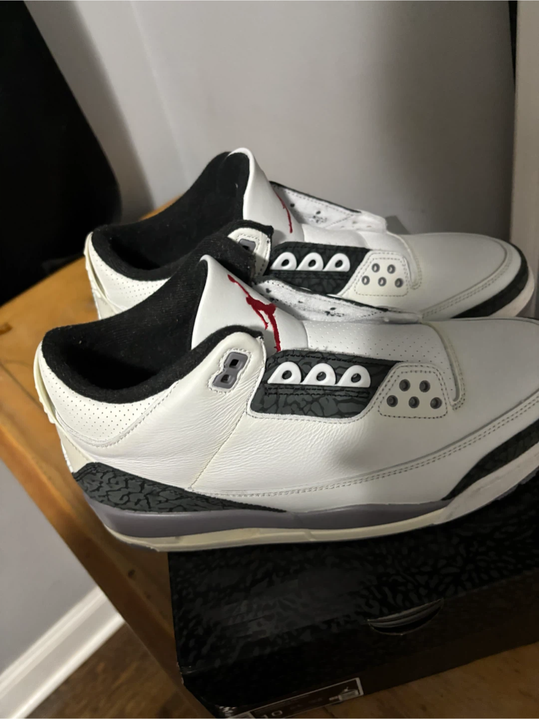 Air Jordan 3 Retro White Cement Shoes - photo 4