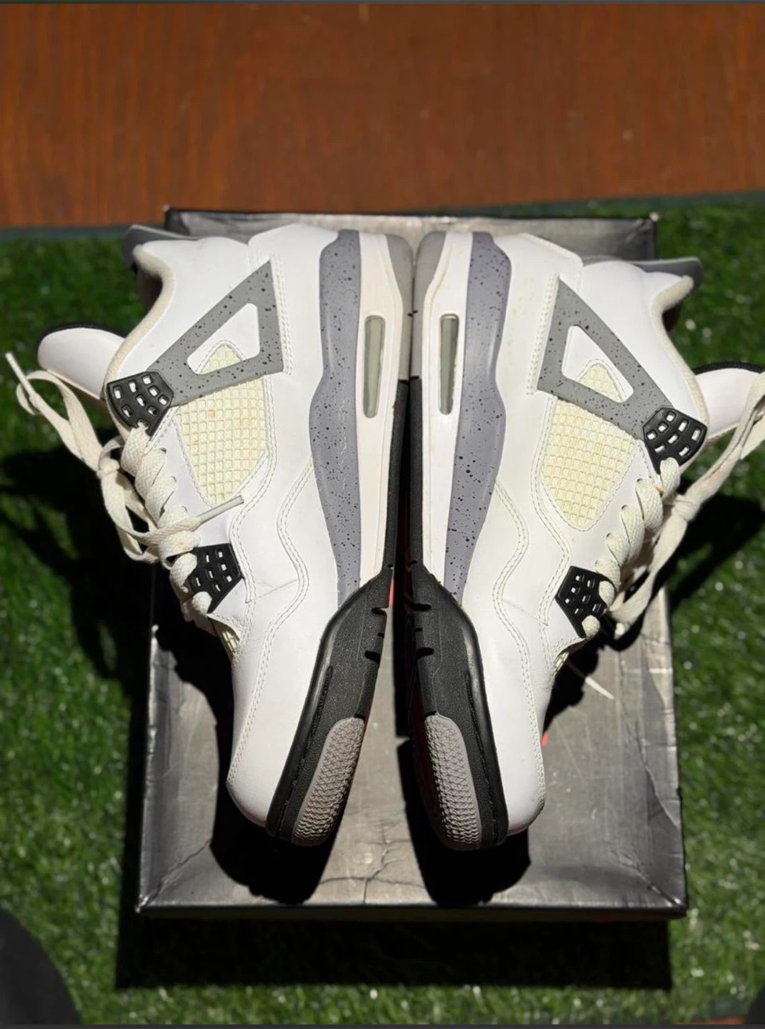 Air Jordan 4 White Cement