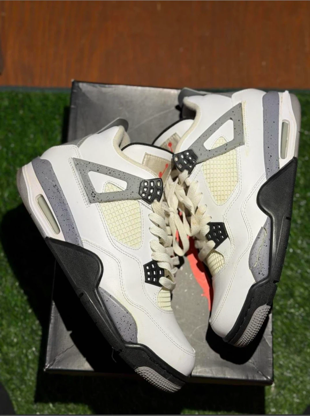 Air Jordan 4 White Cement - photo 2