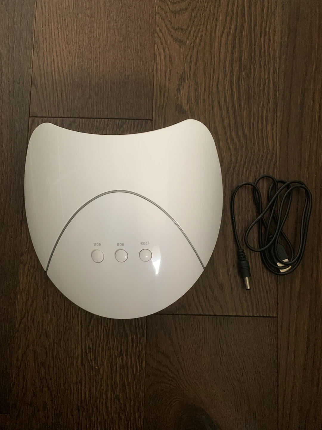 White LED Nail Lamp with Timer Settings