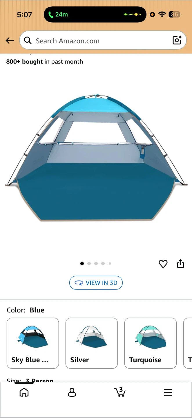 COMMOUDS Beach Tent