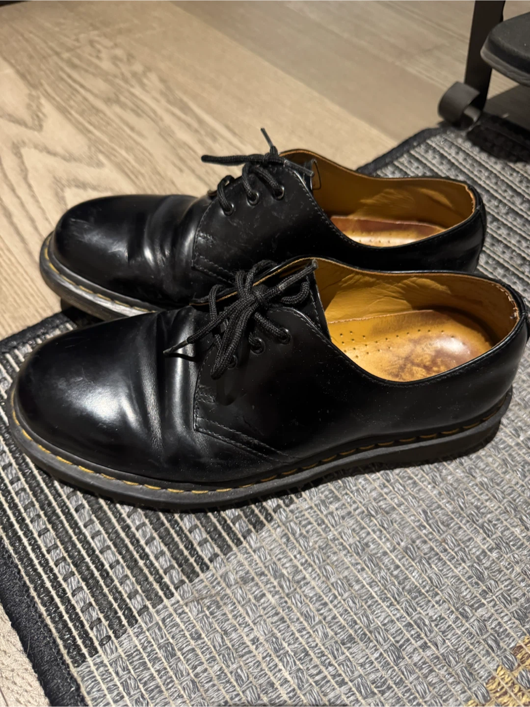 Dr. Martens Black Leather Oxford Shoes