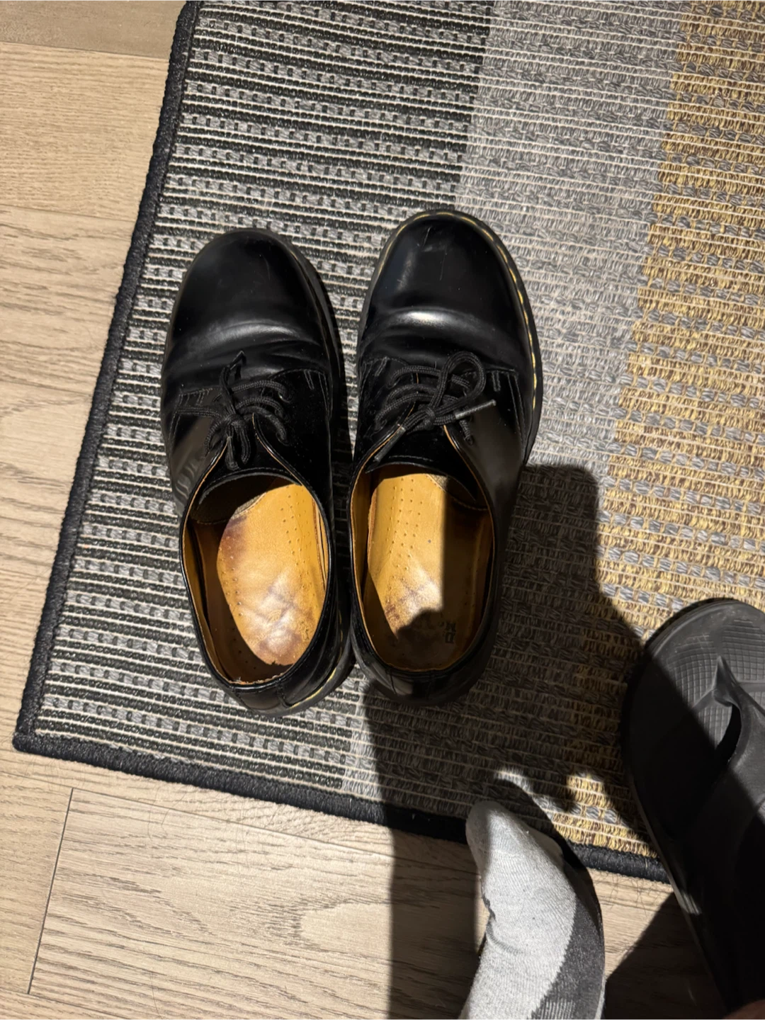 Dr. Martens Black Leather Oxford Shoes - photo 3