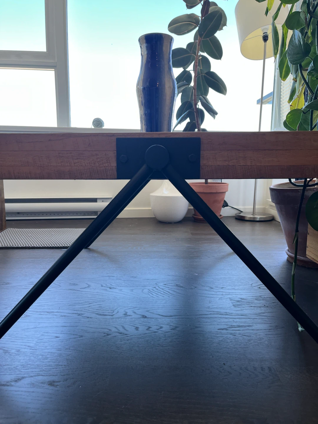 Wooden Coffee Table with Black Legs from Structube - photo 3